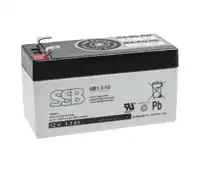 Akumulator AGM SSB SB 1.3-12 (12V 1,3Ah)