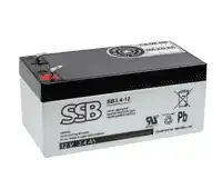 Akumulator AGM SSB SB 3,4-12 (12V 3,4Ah)